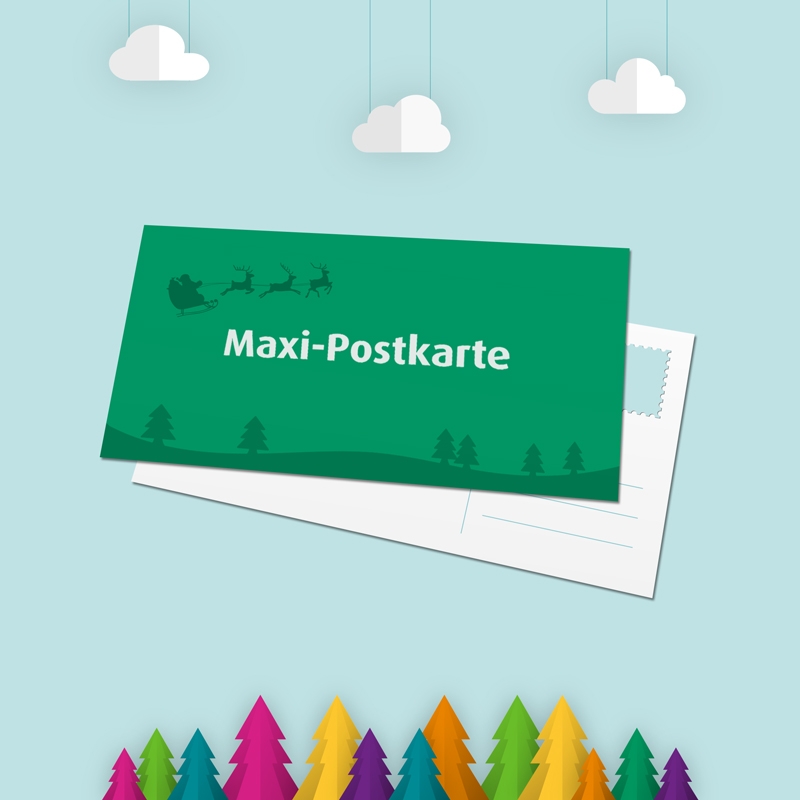 Maxi-Postkarte